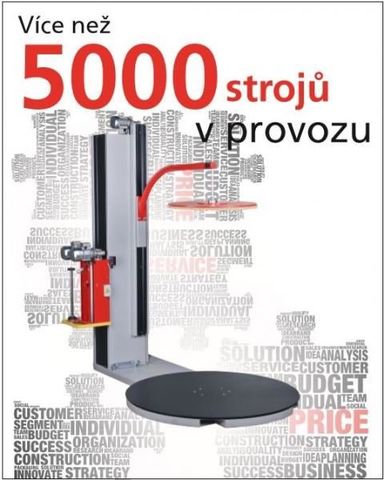 EKOBAL prodal již více než 5000 poloautomatických ovinovacích balicích strojů! 